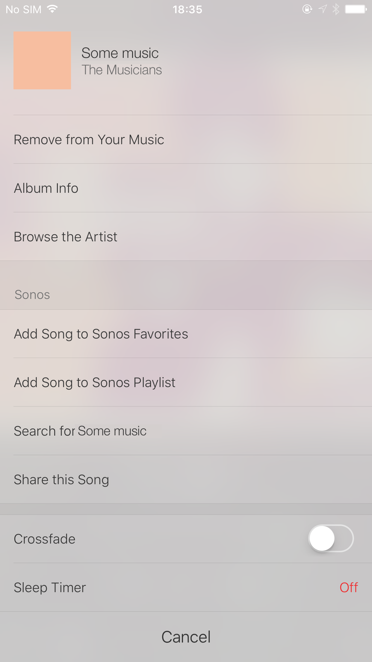 how to delete spotify account from sonos