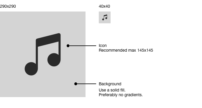 iOS and Android custom browse SVG format